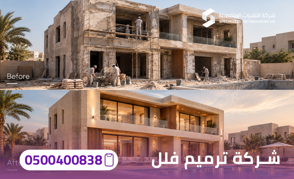 شركة ترميم فلل